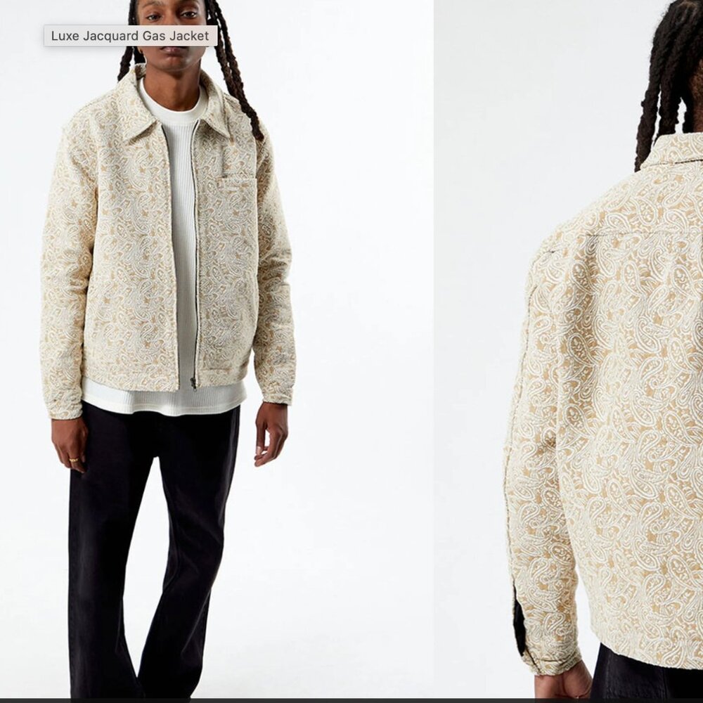 Luxe Jacquard Gas Jacket